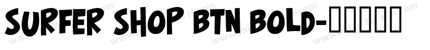 Surfer Shop BTN Bold字体转换